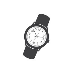 Wall Mural - wrist watch icon, vector illustration on white isolated background