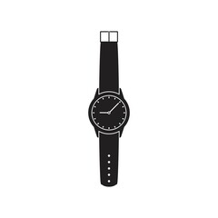 Wall Mural - wrist watch icon, vector illustration on white isolated background