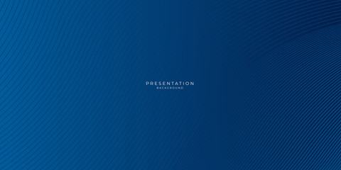 modern blue wave curve abstract presentation background. vector illustration design for presentation