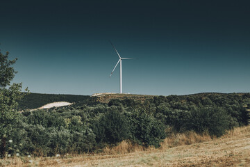 windmills on the sky energy production Wind energy turbines producing clean renewable energy for sustainable development