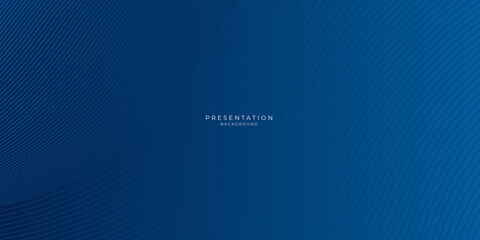 modern 3d blue abstract presentation background. curves and lines use for banner, cover, poster, wal