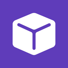 Sticker - Cube -  Metro Tile Icon