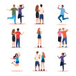 © Gstudio - Women and men avatars cartoons design, Person people and human theme Vector illustration