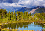 Fototapeta Las - Lake in Canada