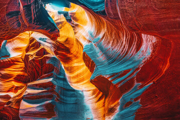 Wall Mural - Antelope Canyon is a slot canyon in the American Southwest.