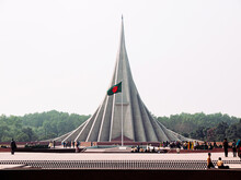 National Martyrs Monument. Bangladesh Liberation War Memorial In Savar Near Dhaka