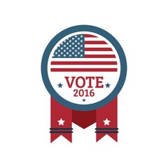 Poster - usa vote label