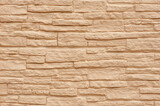 Fototapeta  - Close up stone wall.
Beige stone wall, stone texture.