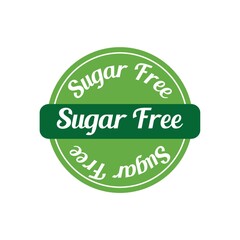 Poster - sugar free label