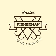 Sticker - fisherman banner