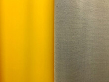 Gray And Yellow Fabric Texture For Background