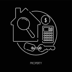 Poster - property icons