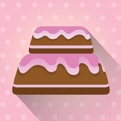 Sticker - pastry cake