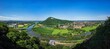 Schöner Blick über die Weser und zum Kaiser-Wilhelm-Denkmal