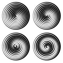 Set Of Vector Round Elements From Lines