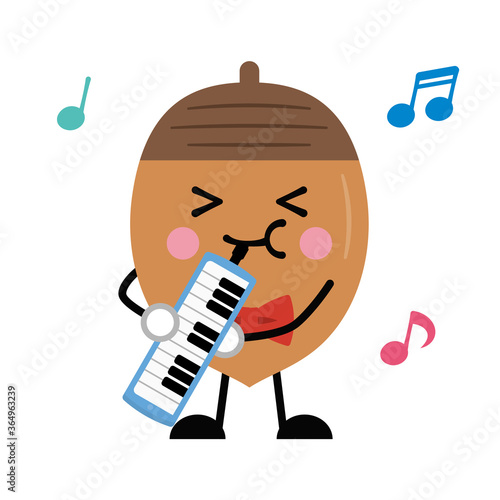 鍵盤ハーモニカ どんぐり ドングリ 音楽 発表会 演奏会 音楽会 楽器 ベクター イラスト Stock Vector Adobe Stock 鍵盤ハーモニカ どんぐり ドングリ 音楽 発表会 演奏会 音楽会 楽器 ベクター イラスト Stock Vector Adobe Stock