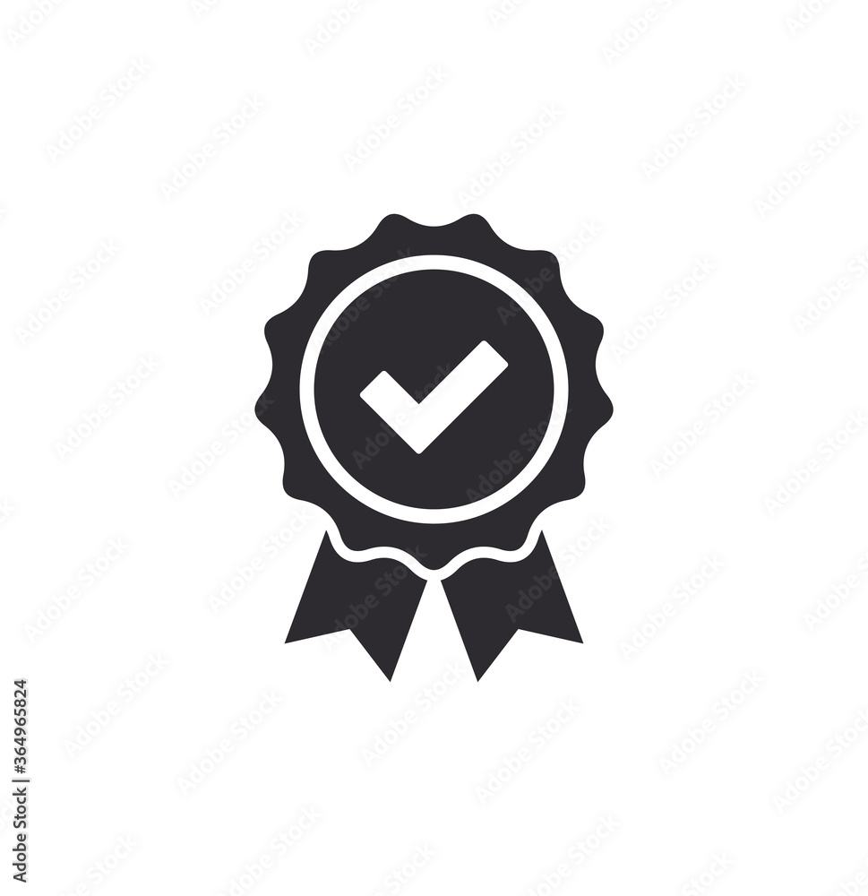 Certificate icon. Premium quality. Achievement badge. Profile