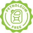 © Revolutionizzed - petroleum free green icon stamp rounded