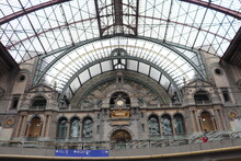Interior Of A Anvers Train Station
