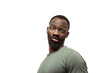 © master1305 - Lost. Young african-american man with funny, unusual popular emotions and gestures on white studio background. Human emotions, facial expression, sales, ad concept. Trendy look inspired by memes.