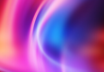 Fototapete - Bright abstract futuristic background with neon lines. Light neon effect. Laser light show, energy waves, flash of light.