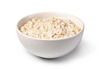 Wall Mural - Bowl with prepared oatmeal