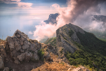 Wall Mural - Gorgeous Crimea mountain valley