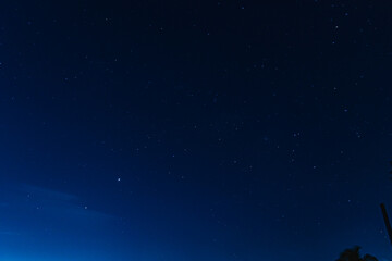 stars at night blue sky