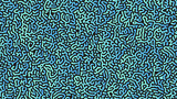 Fototapeta Do akwarium - An abstract Reaction-diffusion or Turing pattern formation, coral reef, natural texture, in an aqua blue/green gradient colour scheme. Vector illustration, for background/texture/wallpaper.	