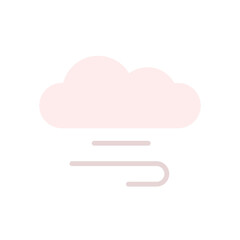 Wall Mural - Cloud, wind icon. Simple color vector elements of forecast icons for ui and ux, website or mobile application