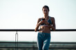 © Stock Rocket - Fitness woman using smart phone