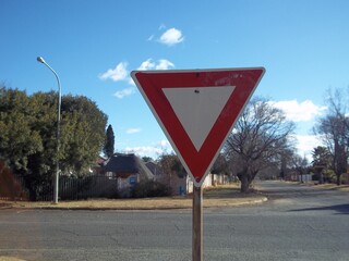 Traffic Yield Sign