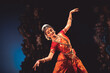 Graceful bharatnatyam dancer
