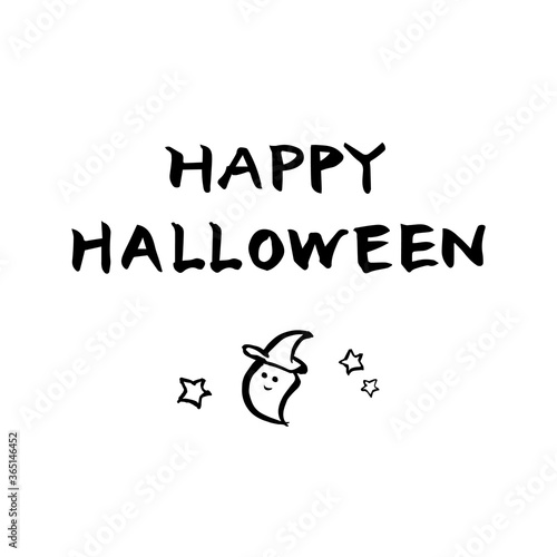 筆文字 Happy Halloween ハッピーハロウィン 10月 イベント イラスト Stock Vector Adobe Stock