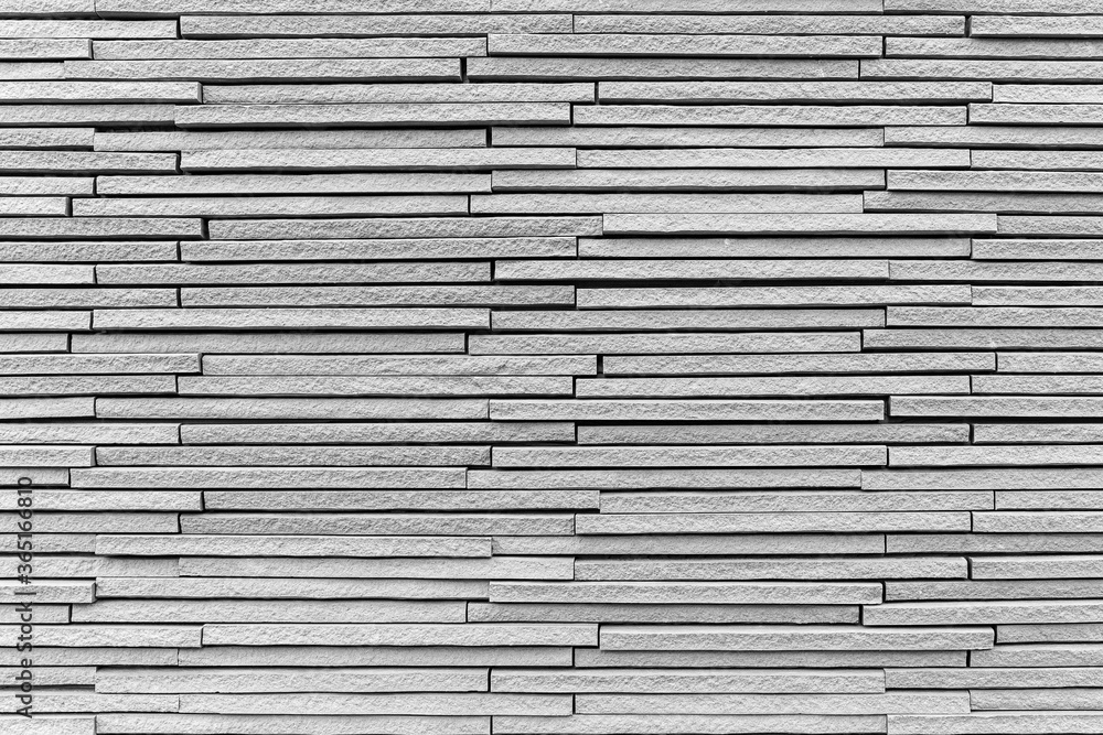 Block pattern of white stone cladding wall tile texture and seamless ...