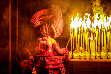 South India. It's a combination of  Theyyam,