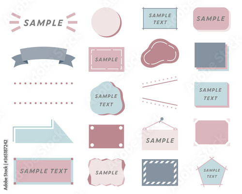 見出しやタイトルのフレームのセット 枠 装飾 飾り おしゃれ Stock Vector Adobe Stock 見出しやタイトルのフレームのセット 枠 装飾 飾り おしゃれ Stock Vector Adobe Stock
