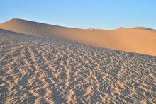 Sand Dunes At Imperial Sand Dunes Recreational Area, California