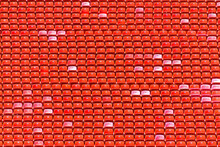 Full Frame Shot Of Empty Red Stadium Seats
