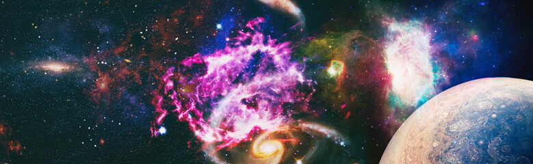 Wall Mural - high quality space background. explosion supernova. bright star nebula. distant galaxy. abstract ima