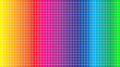 Pixel style color spectrum background wallpaper. Colorful squares abstract background.

