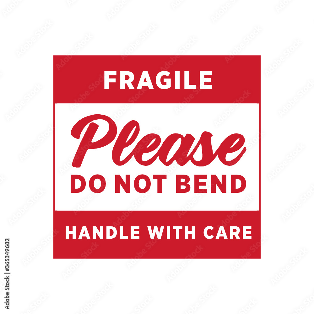 handle-with-care-do-not-bend-fragile-sticker-don-t-bend-label-packaging-warning-vector-text-illustration-background-stock-vector-adobe-stock for Free Printable Fragile Labels To Print Handle With Care. Do Not Bend. Fragile Sticker. Don't Bend Label. Packaging Warning Vector Text Illustration Background Stock Vector | Adobe Stock for Free Printable Fragile Labels To Print