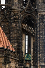 view of the old Catholic Church in Meissen, Germany