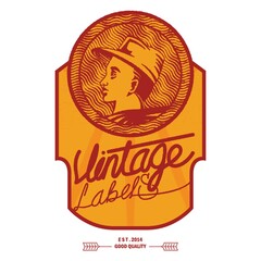 Poster - vintage label