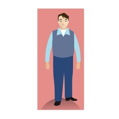 Poster - businessman standing