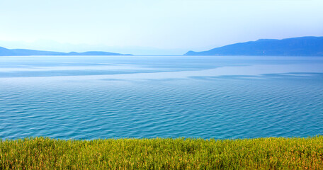 Poster - Beautiful landscape with tranquil water of Egridir lake - Isparta,Turkey
