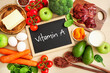 High vitamin A sources assortment