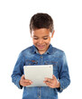 © Gelpi - Latin child looking at a tablet