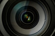 © alexanderon - Macro shot of the camera lens. light beautifully reflecting and refracting in the glass