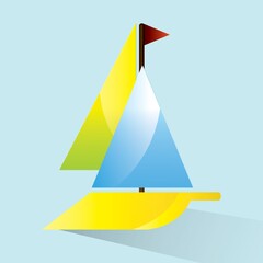 Poster - sailboat